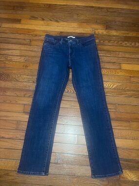 Levi's Women's Indigo Straight-Leg Jeans